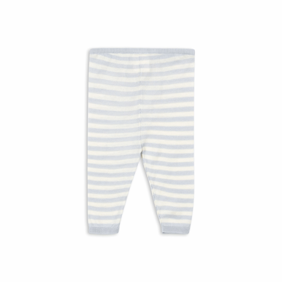 Konges Slojd Spodnie Dzianinowe Venti Knit Gots Gray Dawn - obrazek 2