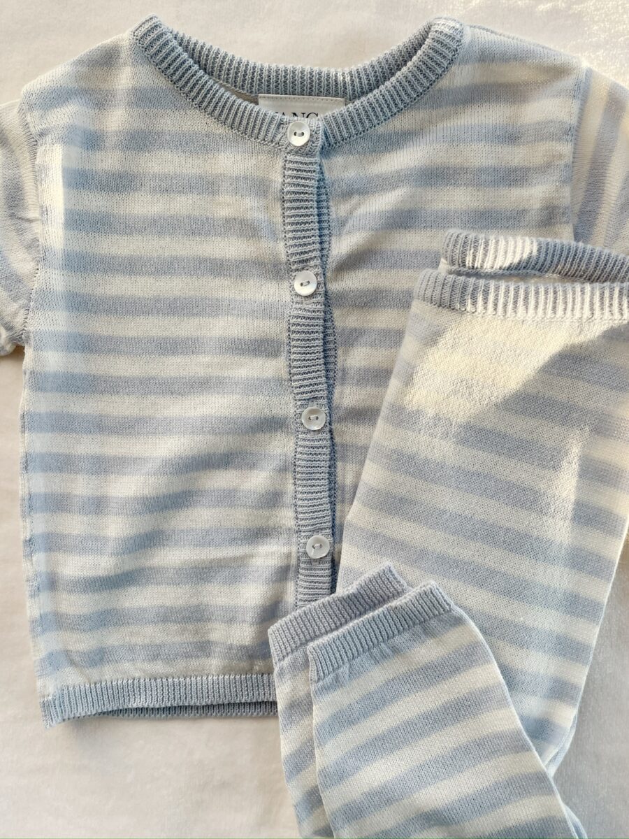 Konges Slojd Spodnie Dzianinowe Venti Knit Gots Gray Dawn - obrazek 5