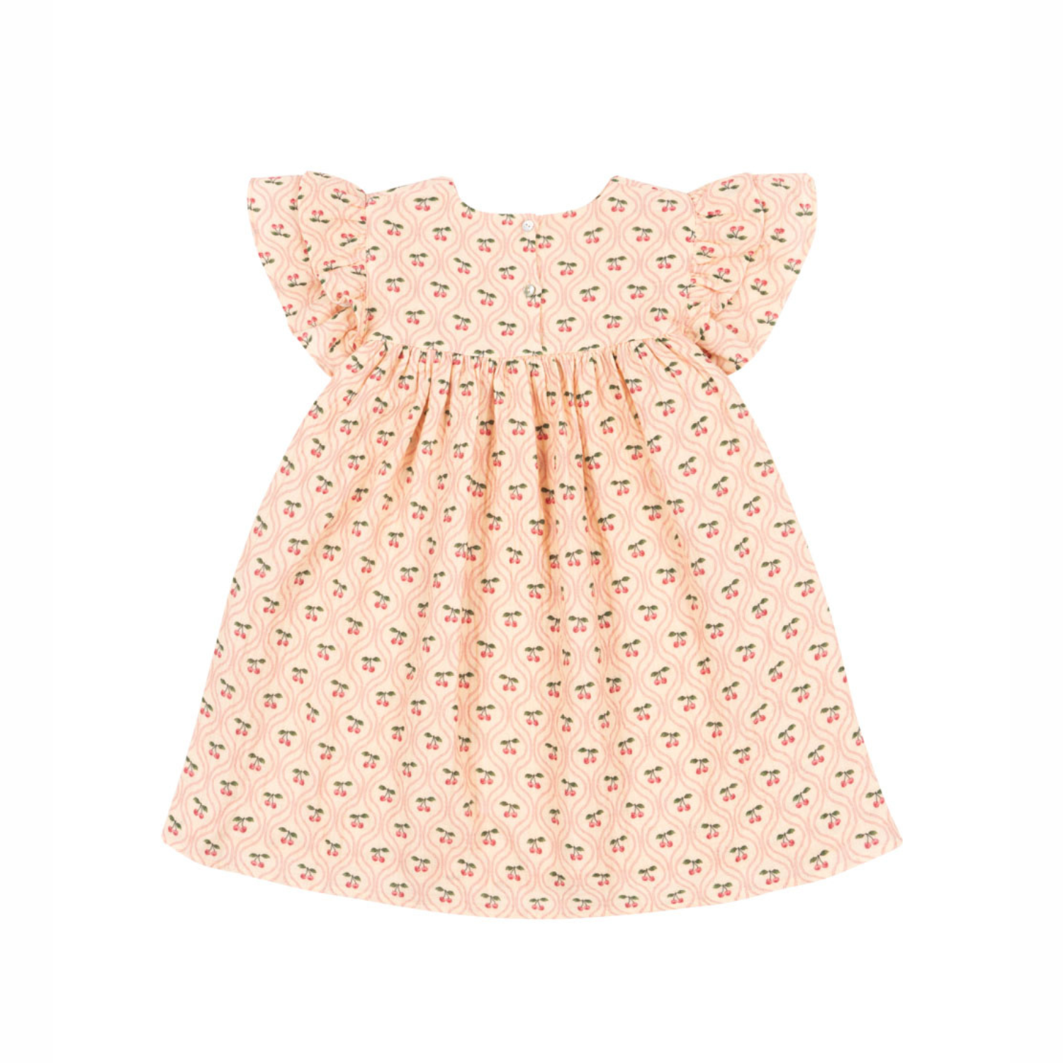 Konges Slojd Sukienka Coco Cherry Pink Motiff - obrazek 2