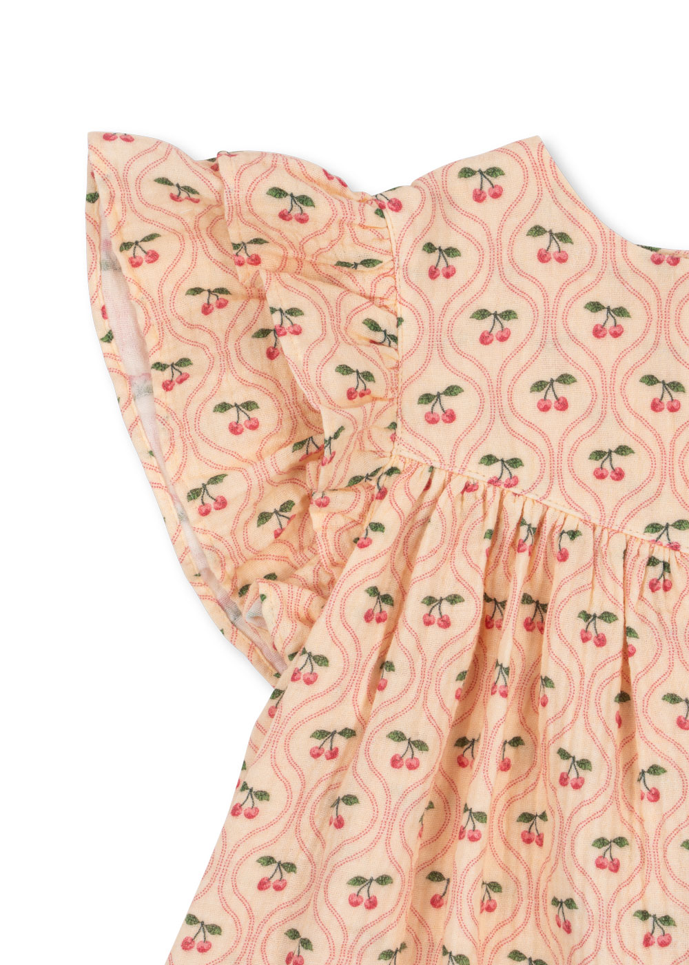 Konges Slojd Sukienka Coco Cherry Pink Motiff - obrazek 3