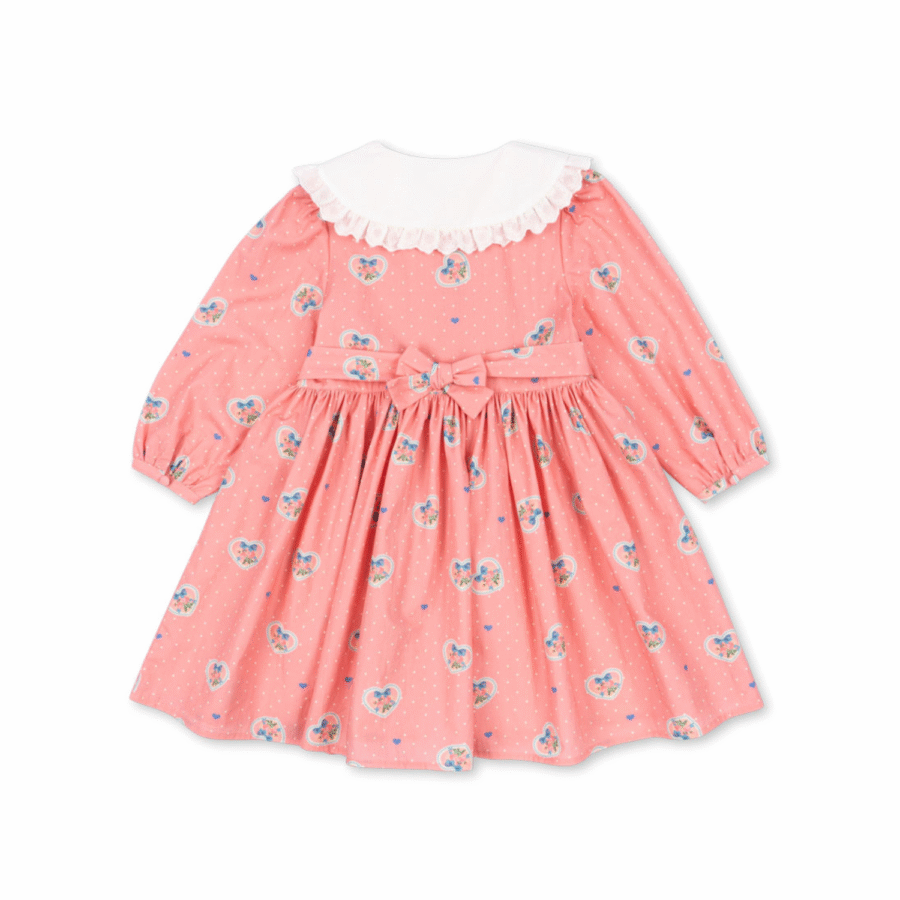 Konges Slojd Sukienka Coeur Collar Cher Coeur Rose - obrazek 2