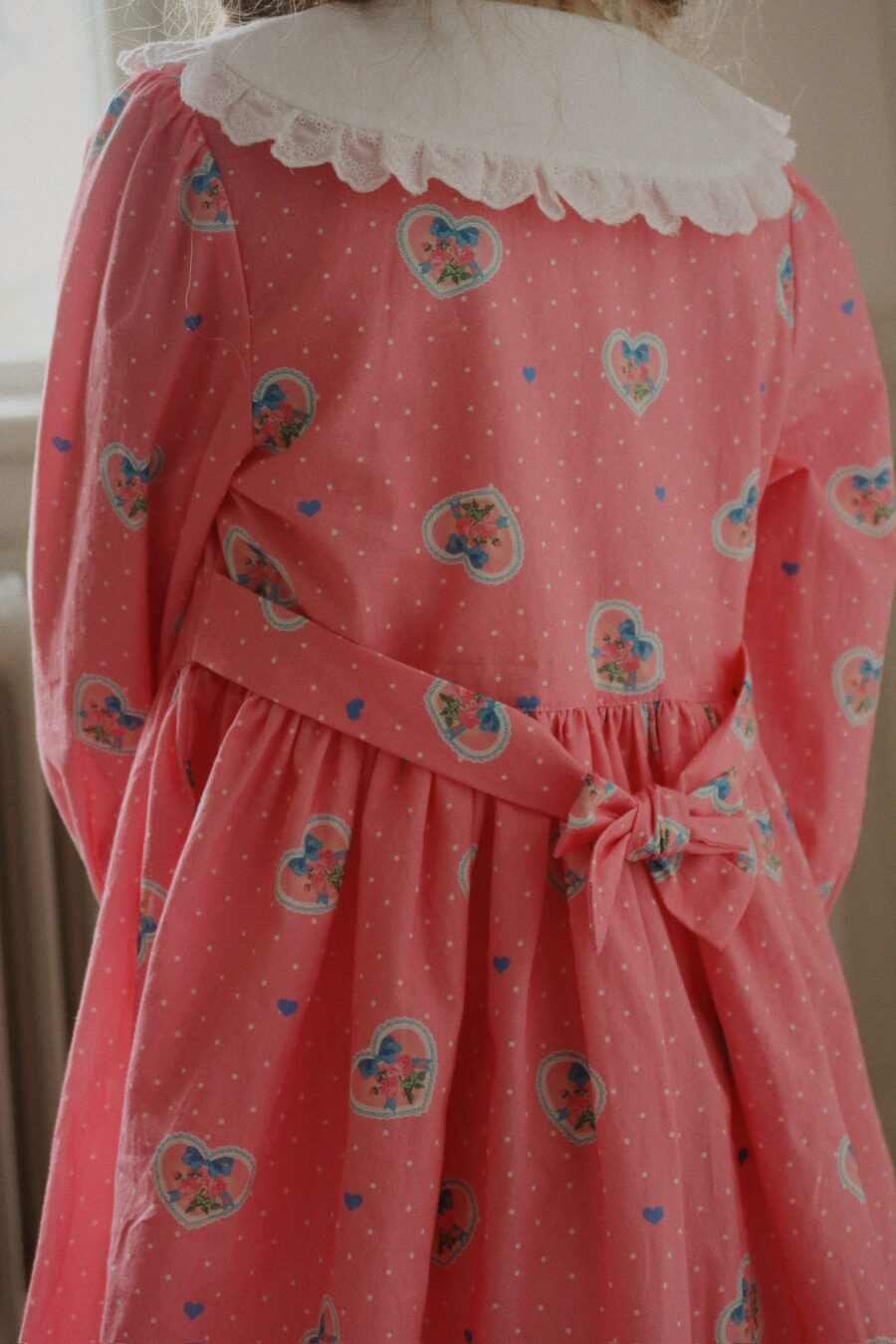 Konges Slojd Sukienka Coeur Collar Cher Coeur Rose - obrazek 6
