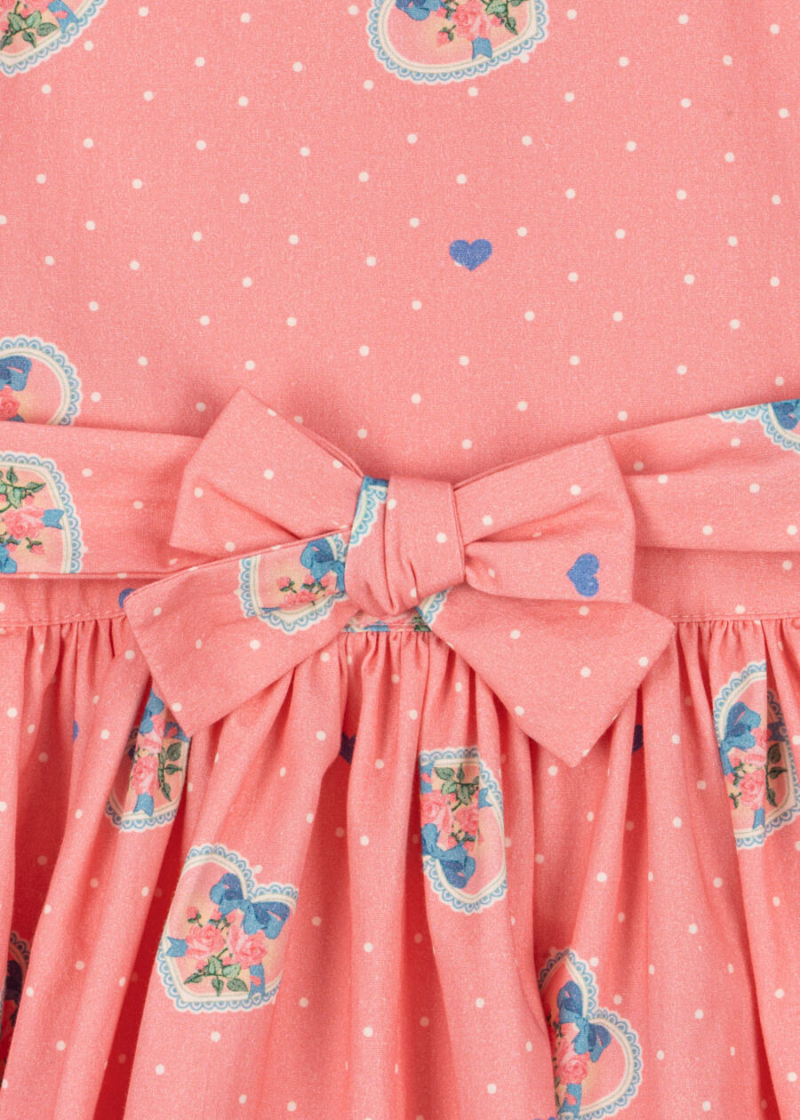 Konges Slojd Sukienka Coeur Collar Cher Coeur Rose - obrazek 5