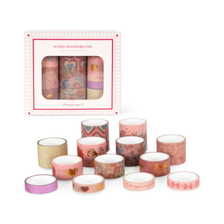 Konges Slojd Zestaw Kolorowych Taśm Washi Wonderland Multi