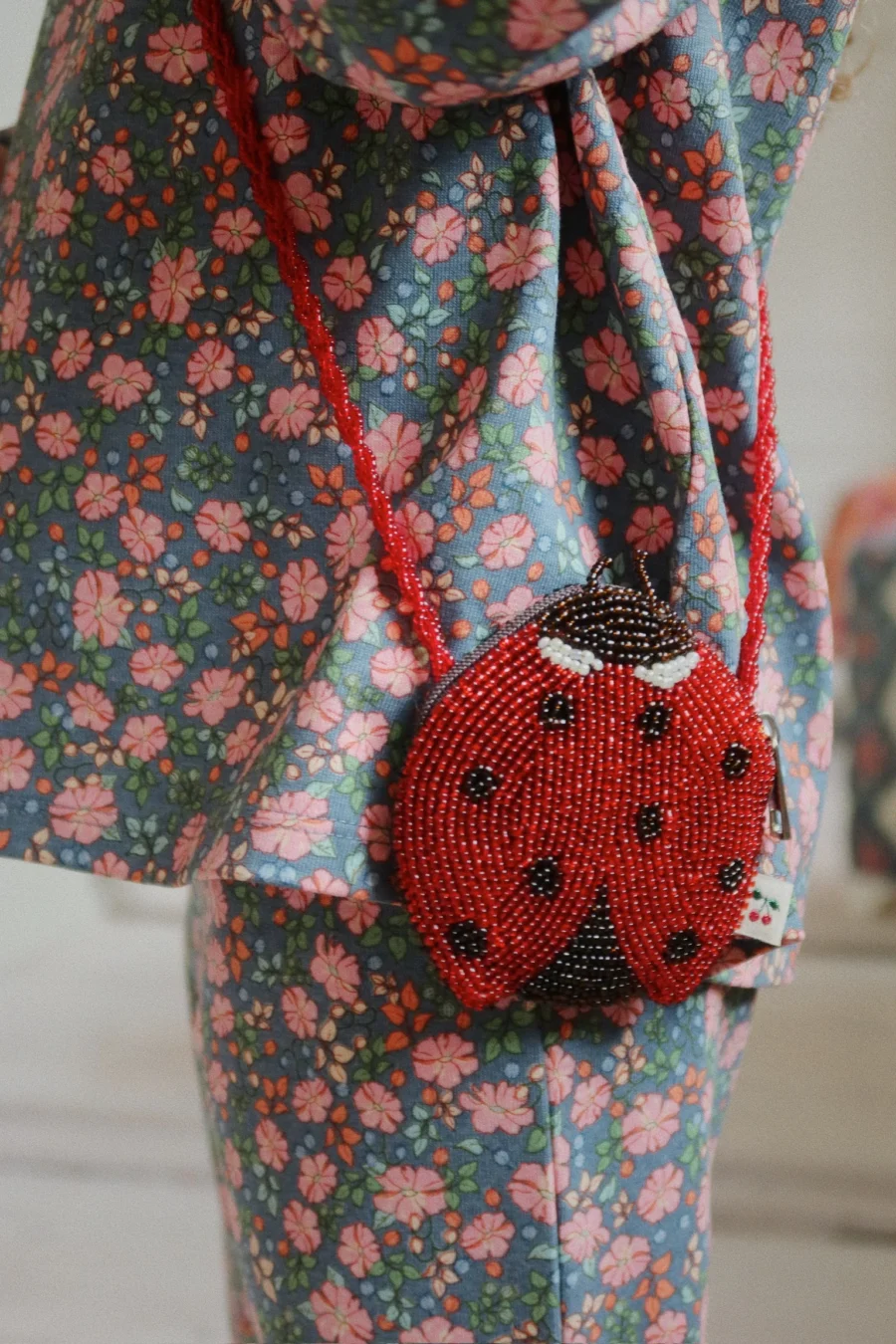 Konges Slojd Torebka Ladybug Beaded - obrazek 3