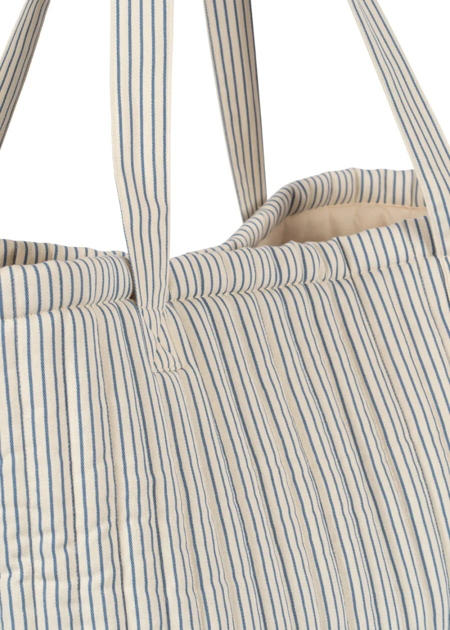 Konges Slojd Torebka Molly Quilted Stripe Bluie - obrazek 3