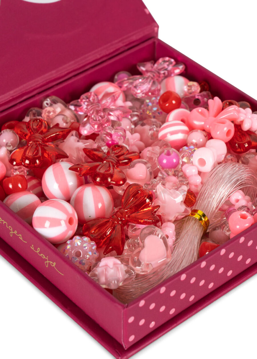 Konges Slojd Zestaw Do Tworzenia Biżuterii Box Of Pearls Pink - obrazek 3