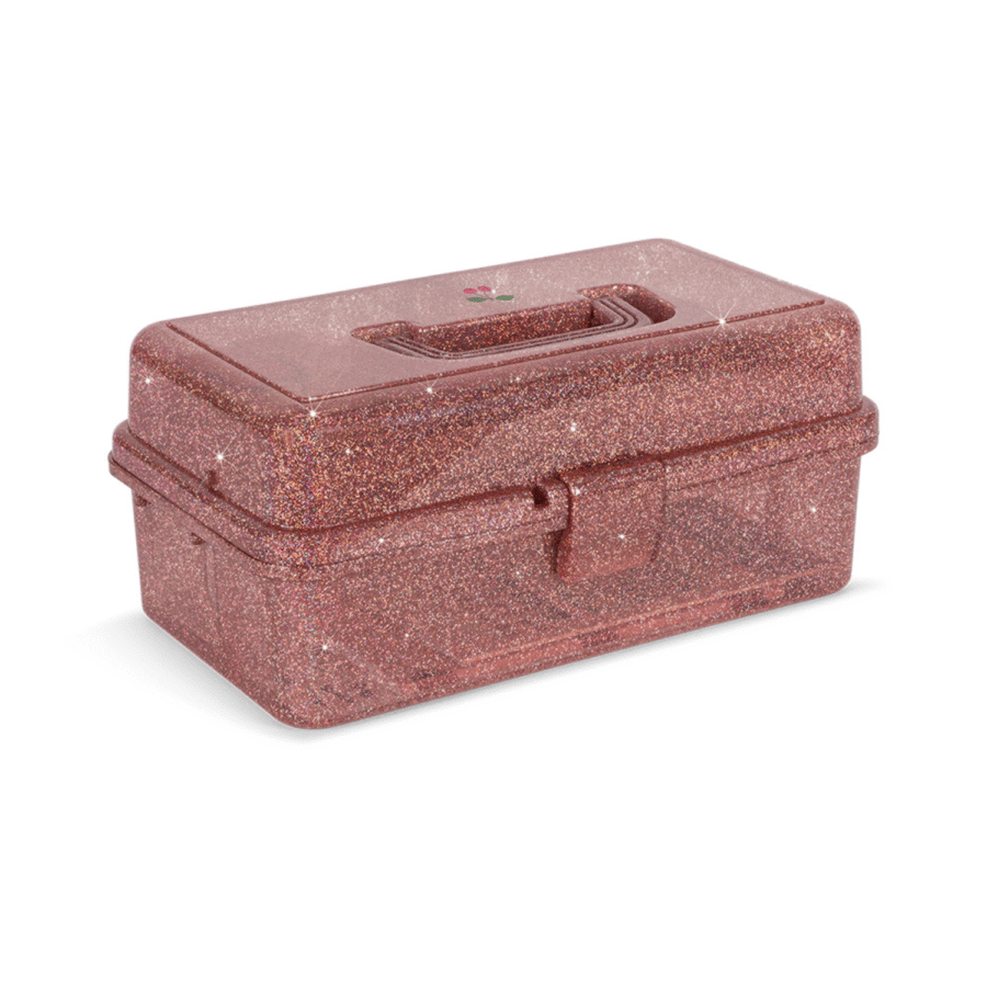 Konges Slojd Zestaw Kreatywny Caddy Glitter Rose - obrazek 2