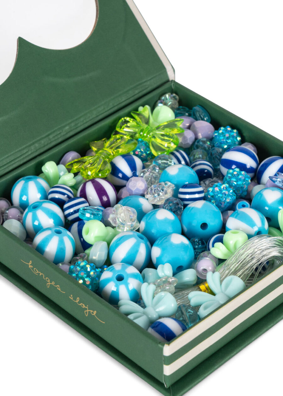 Konges Slojd Zestaw Do Tworzenia Biżuterii Box Of Pearls Blue - obrazek 3