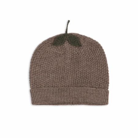 Konges Slojd Czapka Fruity Bunny Brown Melange