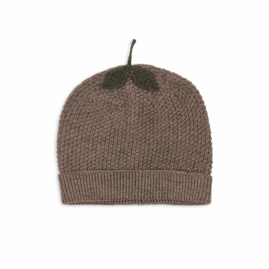 Konges Slojd Czapka Fruity Bunny Brown Melange