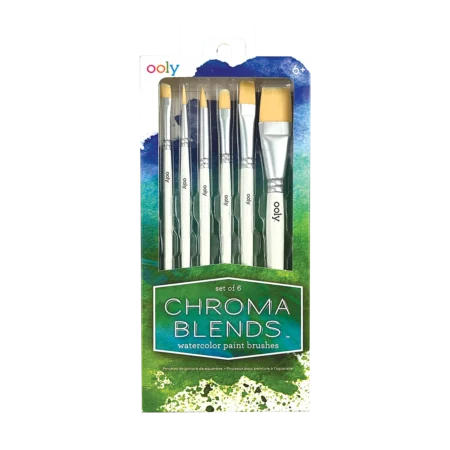 Ooly Zestaw Pędzli do Malowania Chroma Blends