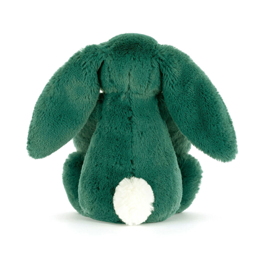Jellycat Króliczek Little Bashful Teal 18 cm - obrazek 3