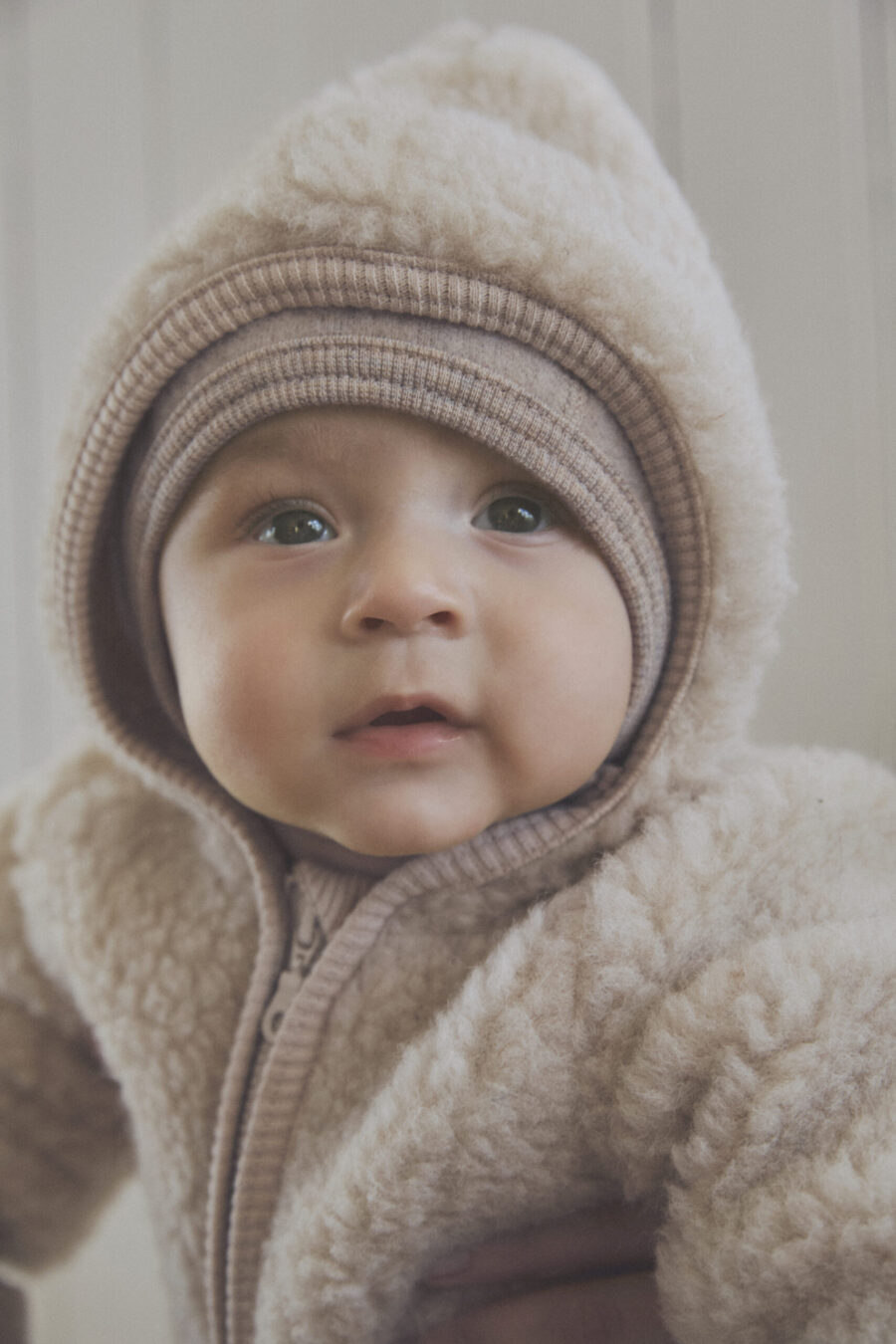 Huttelihut Bonetka Niemowlęca Merino Camel Melange - obrazek 6