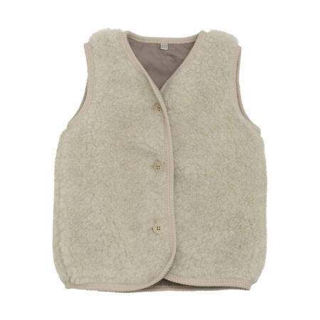 Huttelihut Kamizelka Wełniana Teddy w. Lining Cement