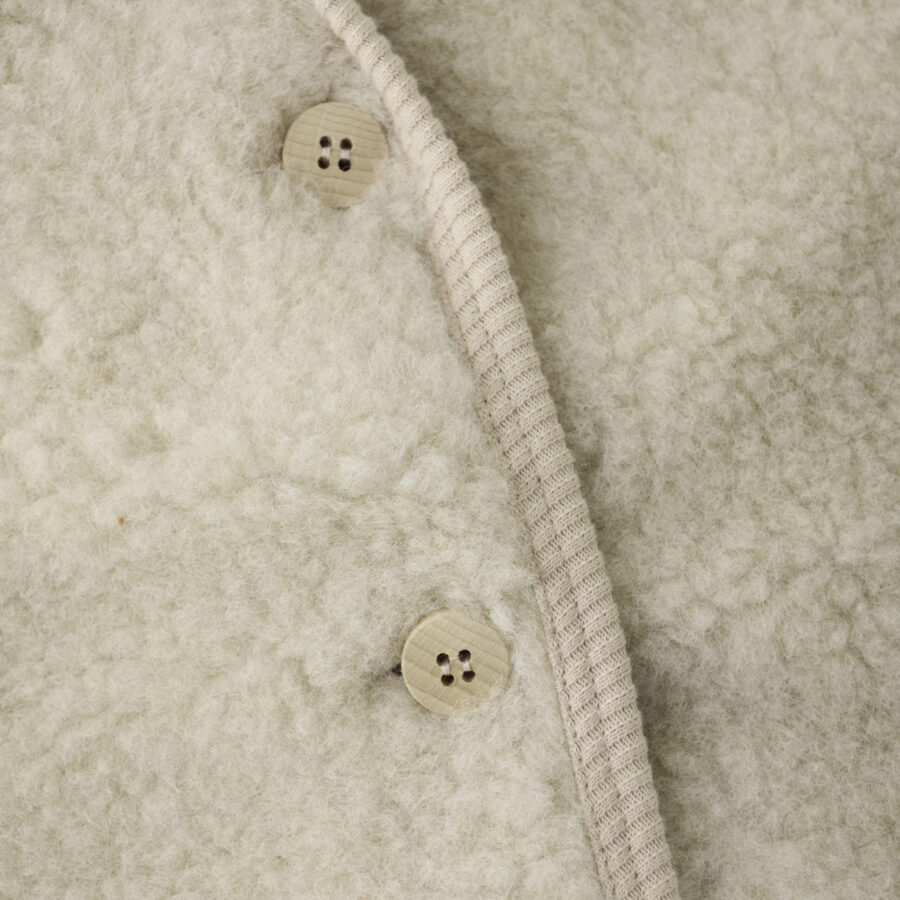 Huttelihut Kamizelka Wełniana Teddy w. Lining Cement - obrazek 3