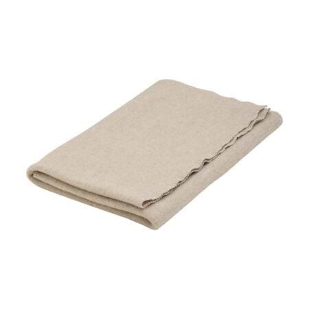 Huttelihut Wełniany Kocyk Merino 85cmx85xm Camel Melange