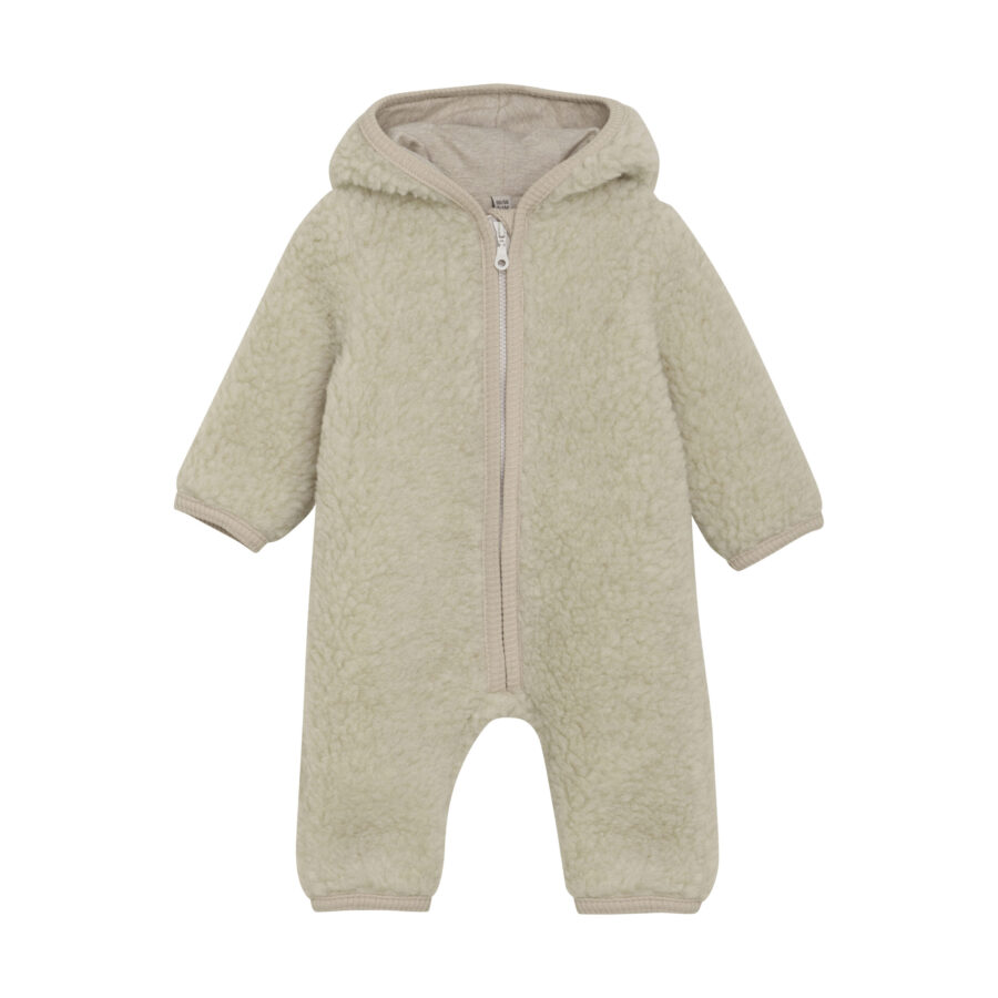 Huttelihut Kombinezon Wełniany Merino Teddy Cement