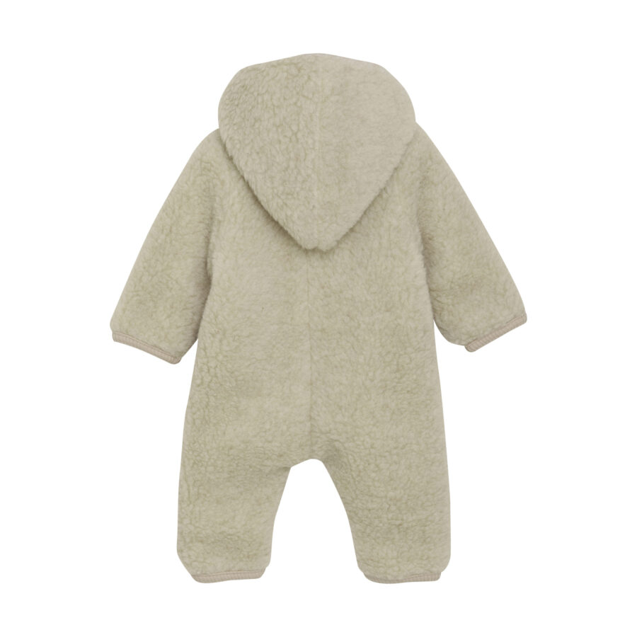 Huttelihut Kombinezon Wełniany Merino Teddy Cement - obrazek 2