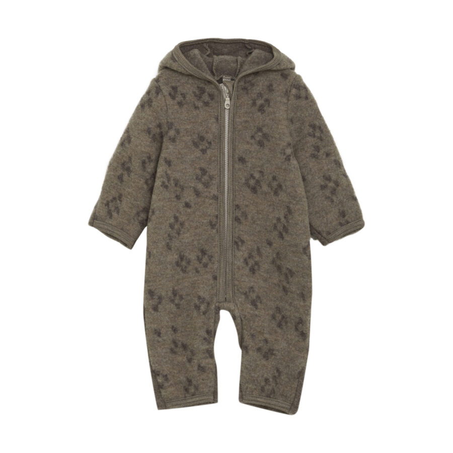 Huttelihut Kombinezon Wełniany Merino Pram Suit Ears Etherea