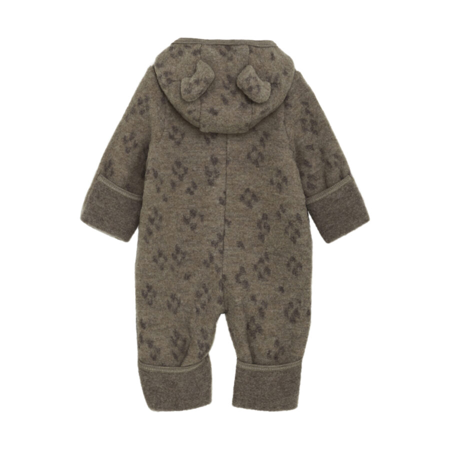 Huttelihut Kombinezon Wełniany Merino Pram Suit Ears Etherea - obrazek 2