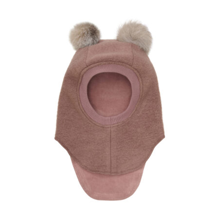 Huttelihut Kominiarka Wełniana Alpaca Pompoms Burlwood