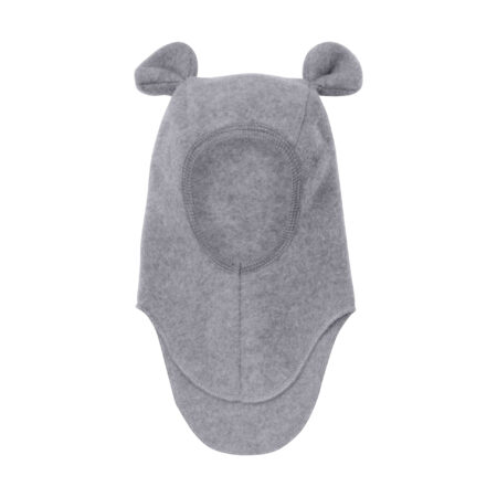 Huttelihut Kominiarka Ears Wool Fleece Merino Medium Grey Melange