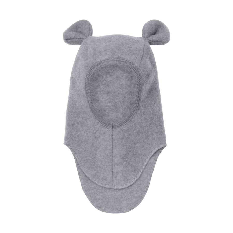 Huttelihut Kominiarka Ears Wool Fleece Merino Medium Grey Melange