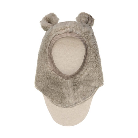 Huttelihut Kominiarka Ears Merino Teddy Camel Melange