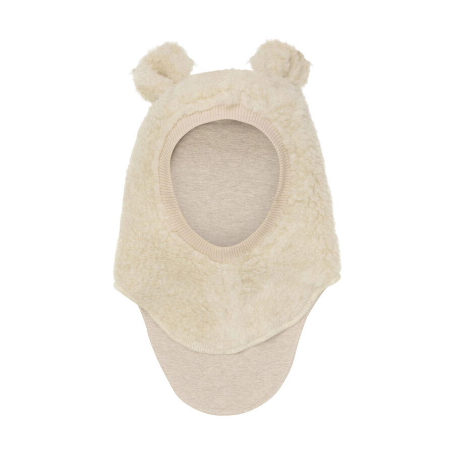 Huttelihut Kominiarka Ears Merino Teddy Cement