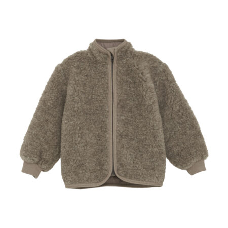 Huttelihut Kurtka Wełniana Merino Teddy w. Lining Camel Melange