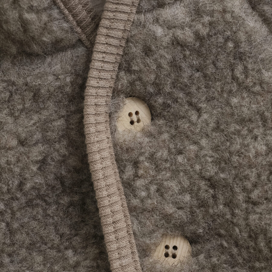Huttelihut Kurtka Wełniana Pixie Teddy w. Lin Camel Melange - obrazek 3
