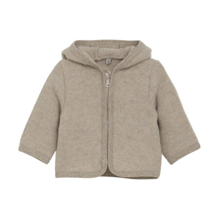 Huttelihut Kurtka Wełniana Merino Ears Camel Melange