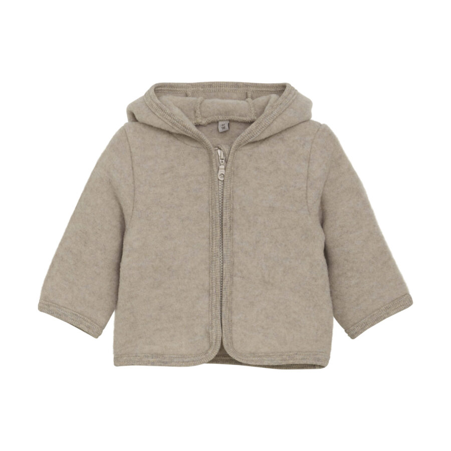 Huttelihut Kurtka Wełniana Merino Ears Camel Melange