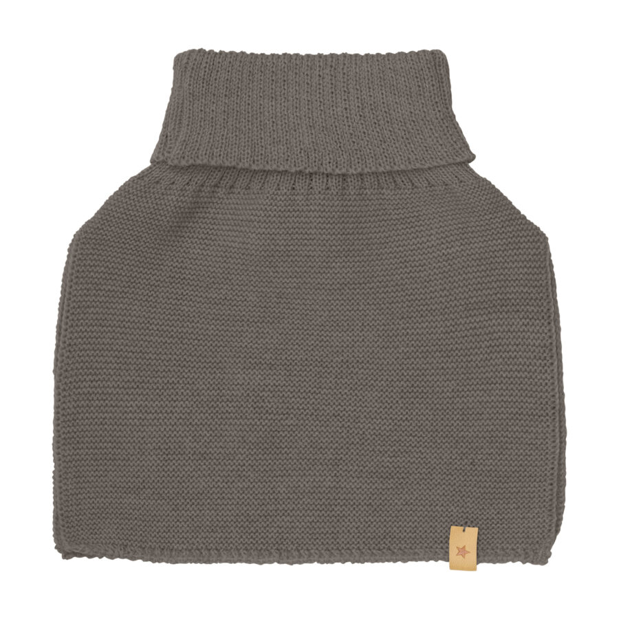 Huttelihut Wełniany Komin Merino Brown Melange