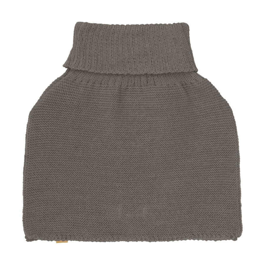 Huttelihut Wełniany Komin Merino Brown Melange - obrazek 2