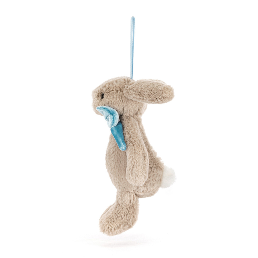 Jellycat Króliczek Beżowy Zawieszka 13 cm - obrazek 2
