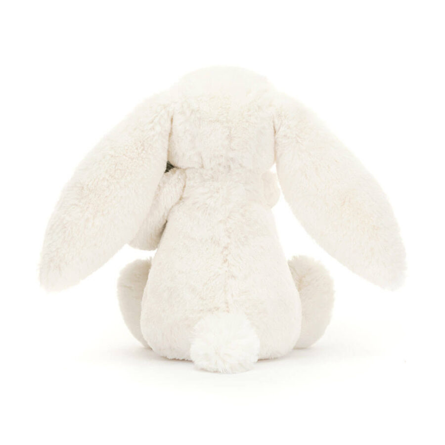 Jellycat Wesoły Króliczek z Choinką 18 cm - obrazek 3
