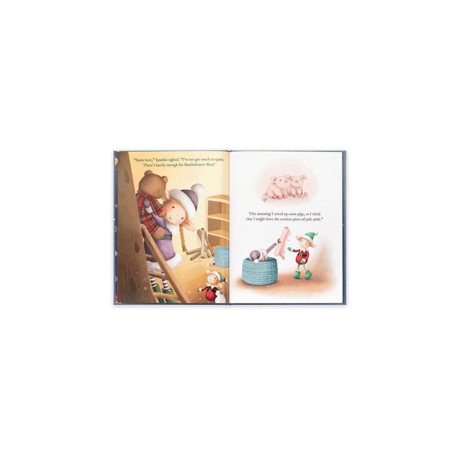 Jellycat „Eldo Elf and the Patchwork Bashful Bunny” Książeczka dla Dzieci - obrazek 3