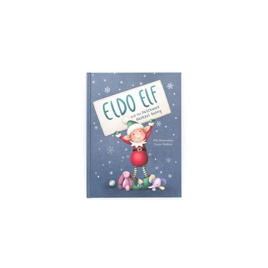 Jellycat „Eldo Elf and the Patchwork Bashful Bunny” Książeczka dla Dzieci