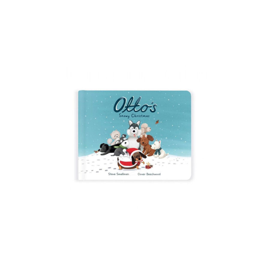 Jellycat „Otto’s Snowy Christmas Book” Książeczka da Dzieci