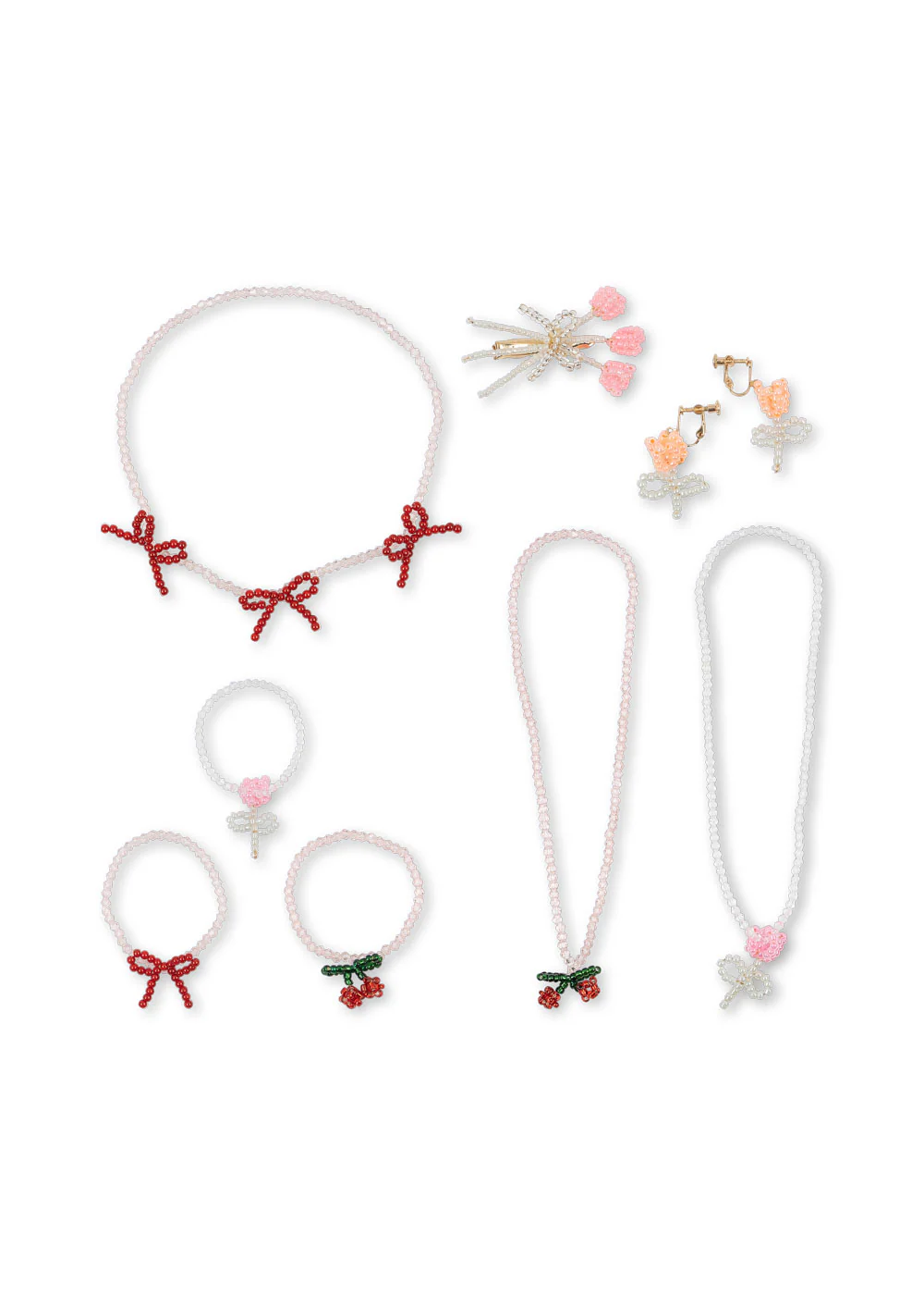 Konges Slojd Szkatułka Na Biżuterię Z Akcesoriami All I Wish For Bottle Green - obrazek 8