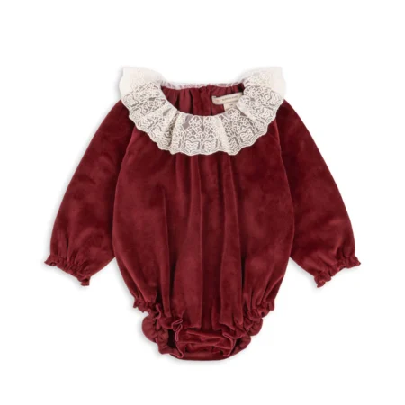 Konges Slojd Body Velo Grs Red Dahlia