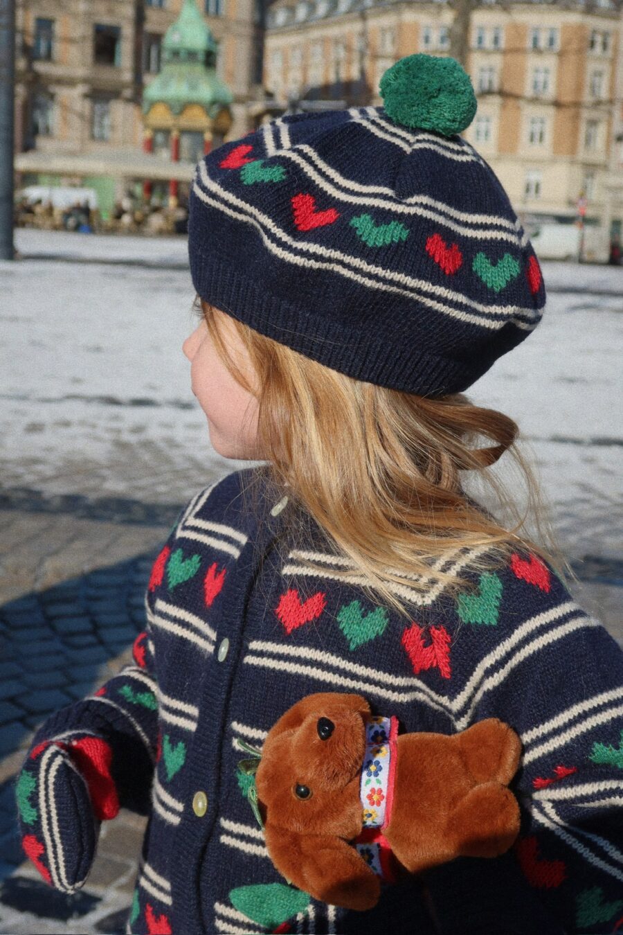 Konges Slojd Kardigan Wełniany Belou Heart - obrazek 5