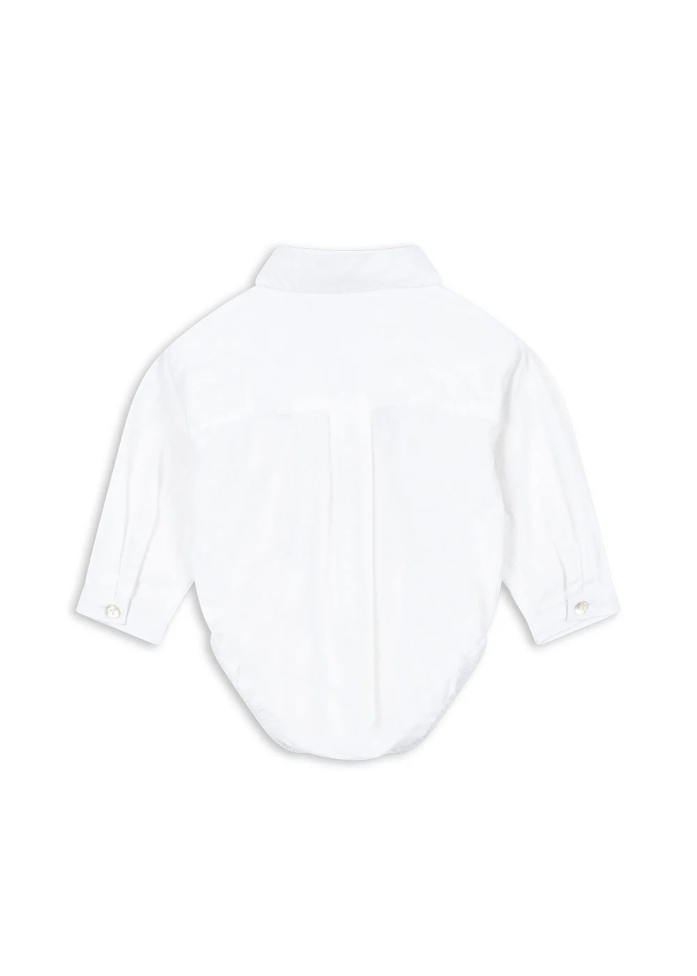 Konges Slojd Body Koszula Ray Baby Gots Optic White - obrazek 2