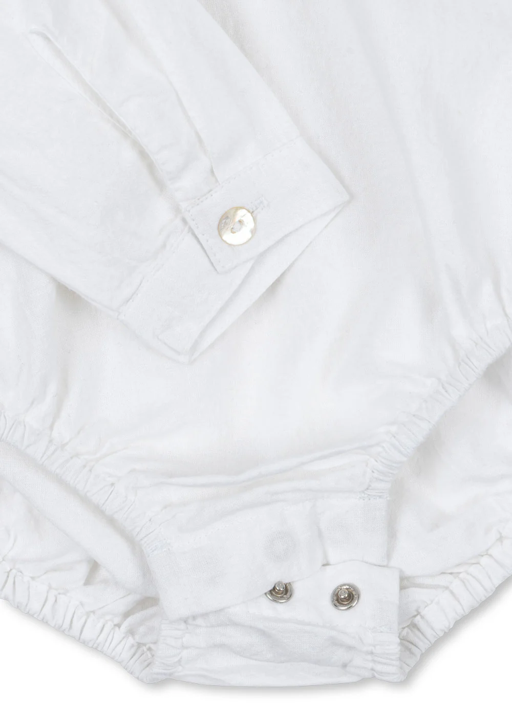 Konges Slojd Body Koszula Ray Baby Gots Optic White - obrazek 5