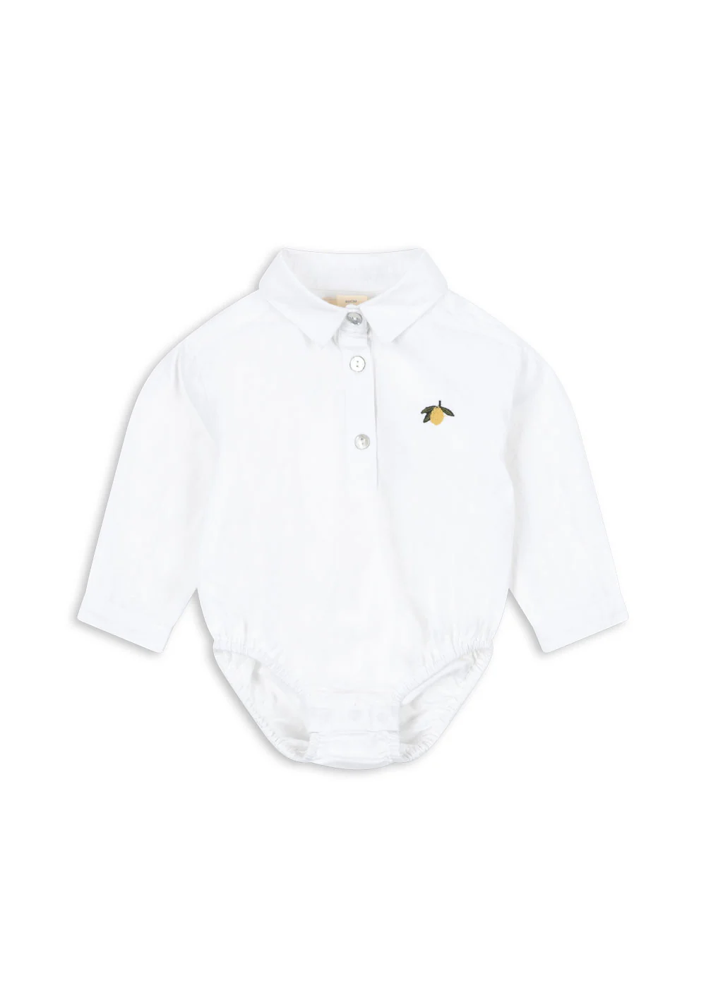 Konges Slojd Body Koszula Ray Baby Gots Optic White