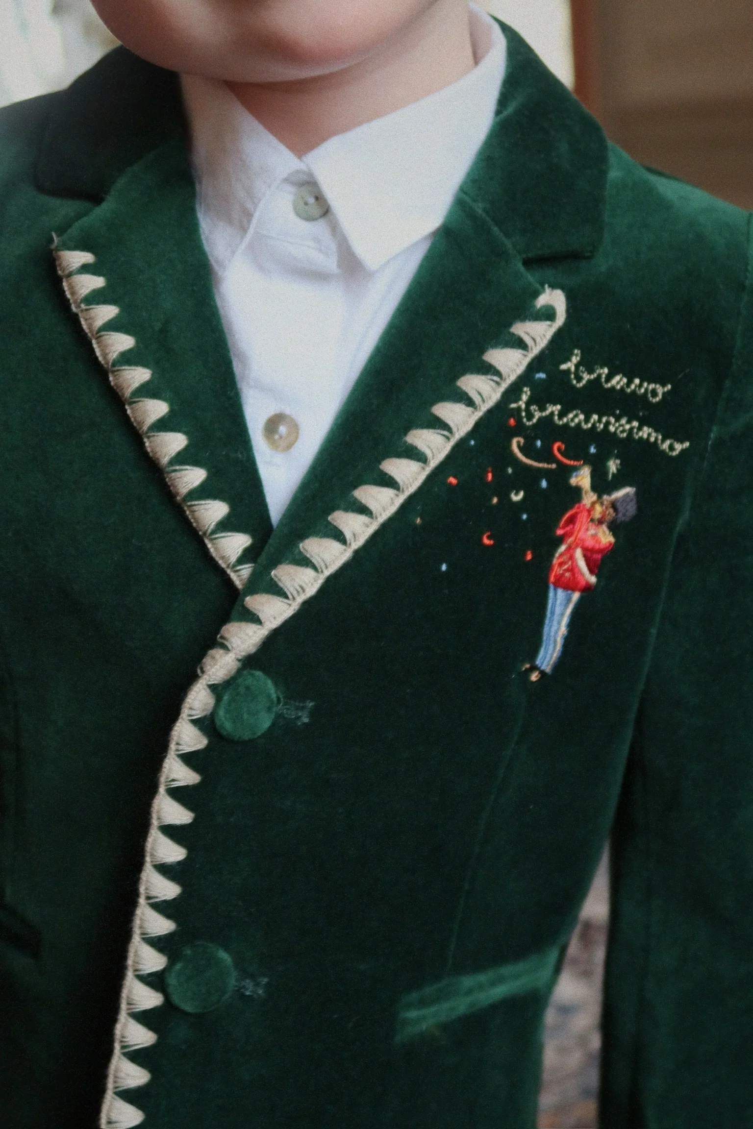 Konges Slojd Koszula Ray Optic White - obrazek 7