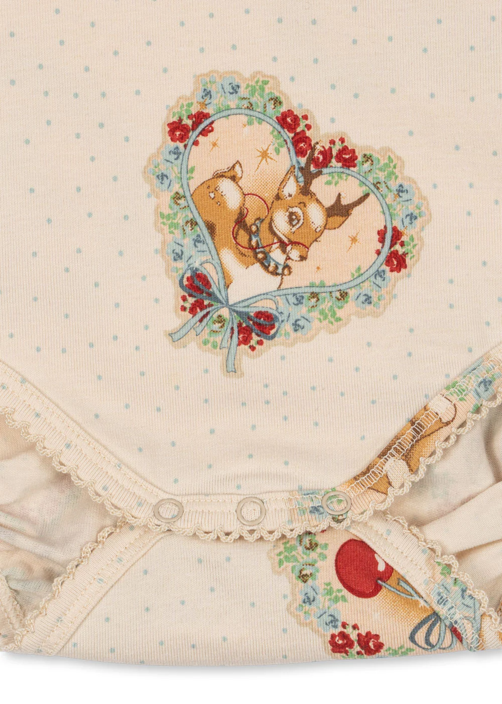 Konges Slojd Piżama Świąteczna Basic Body I Legginsy Gots Deer Diary - obrazek 7