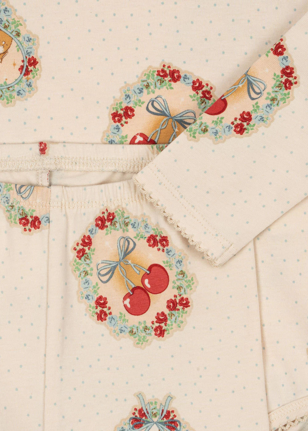 Konges Slojd Piżama Świąteczna Basic Body I Legginsy Gots Deer Diary - obrazek 6